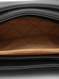 Lino Perros Black Solid Handheld Bag