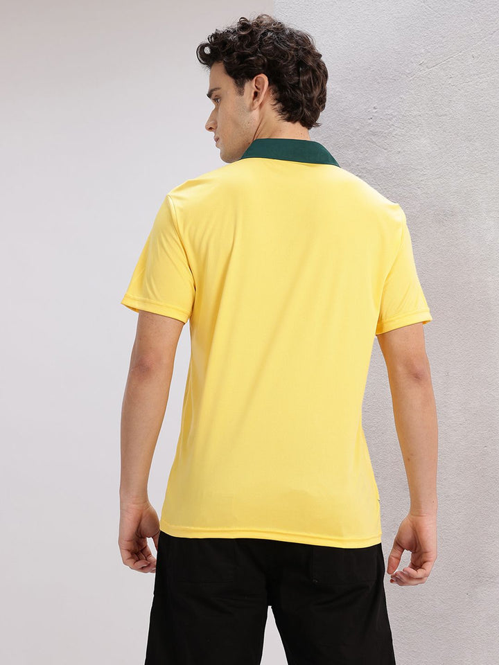 HRX by Hrithik Roshan Polo Collar Printed Rapid-Dry Football Jersey