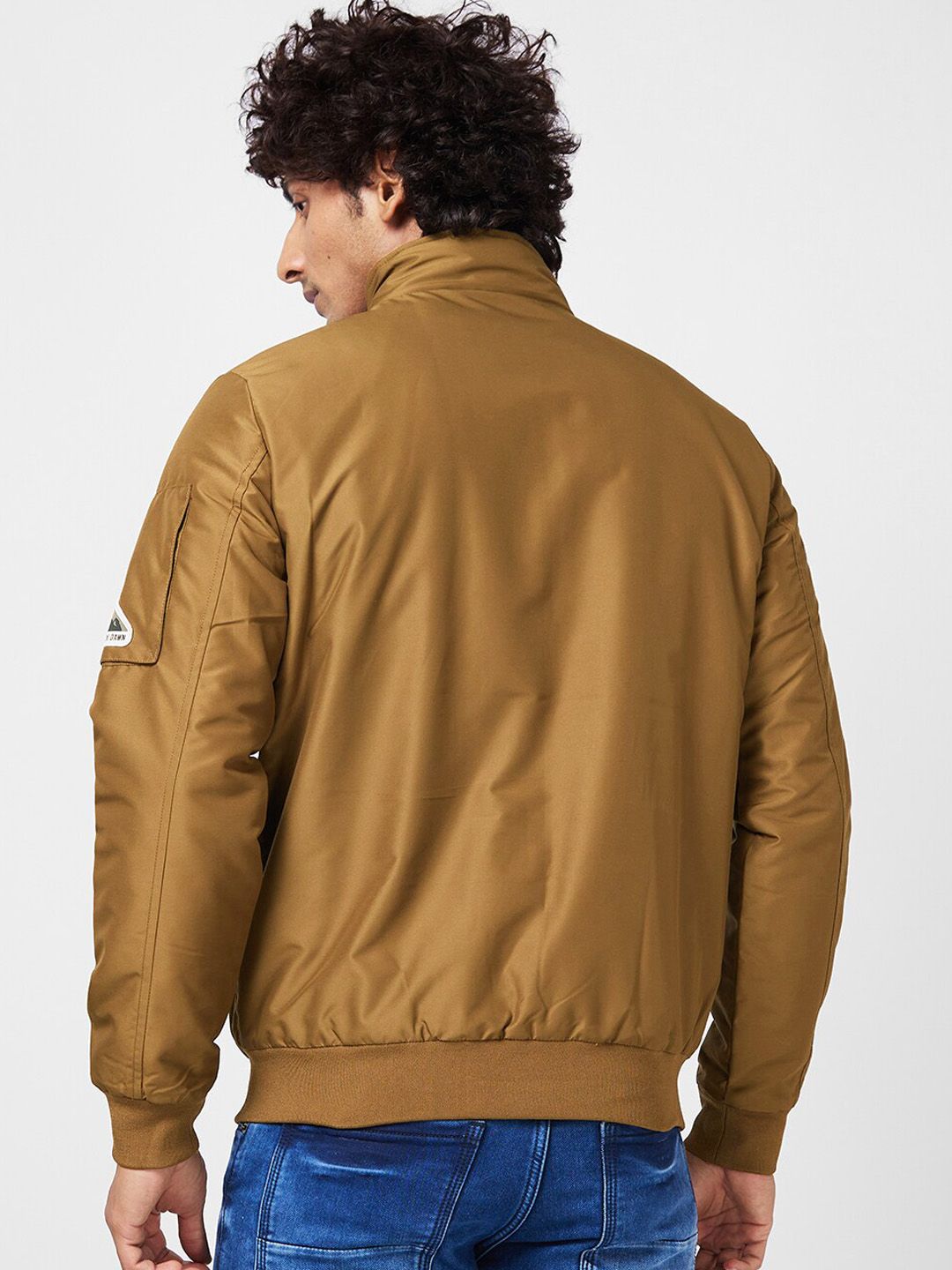 SPYKAR Stand Collar Bomber Jacket