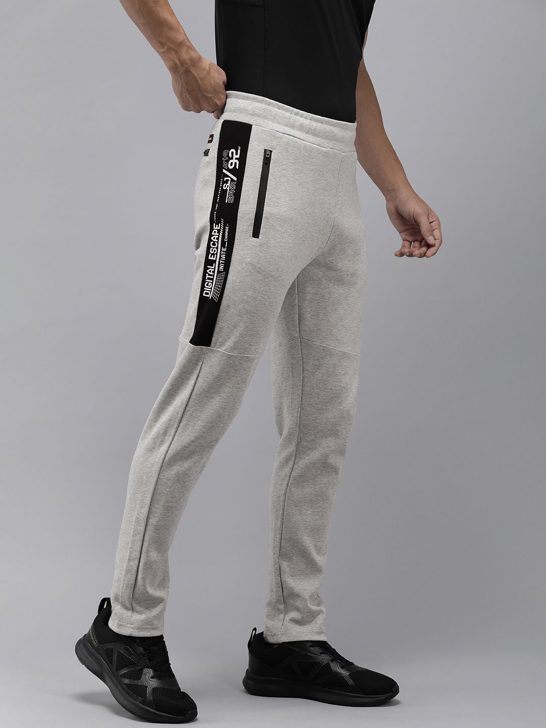 SPYKAR Men Mid-Rise Slim Fit Track Pants