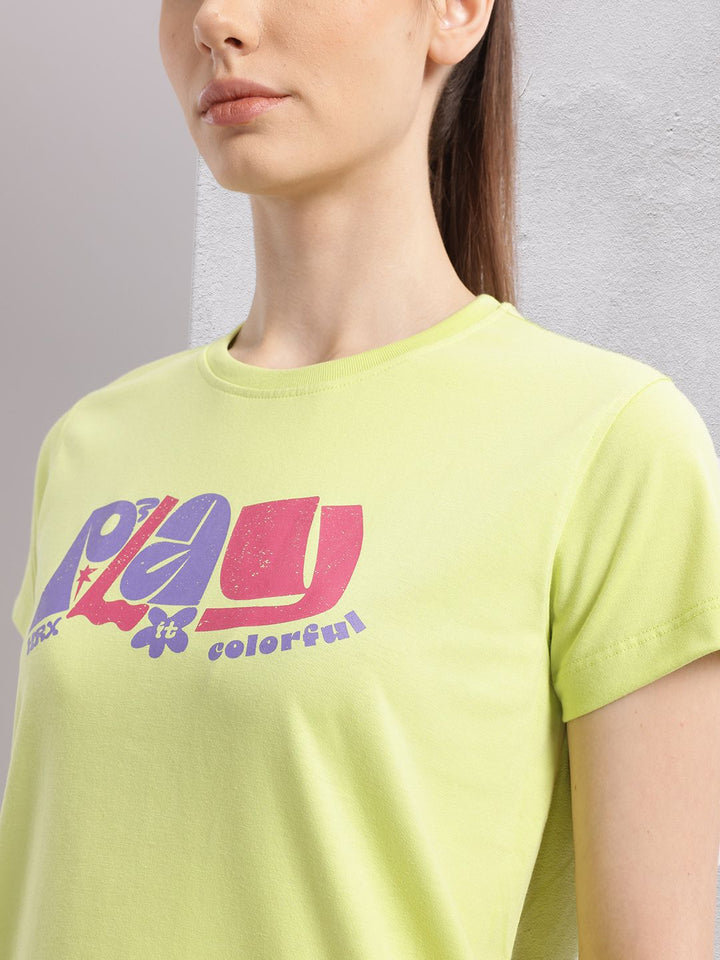 HRX by Hrithik Roshan Women Typography Printed T-shirt