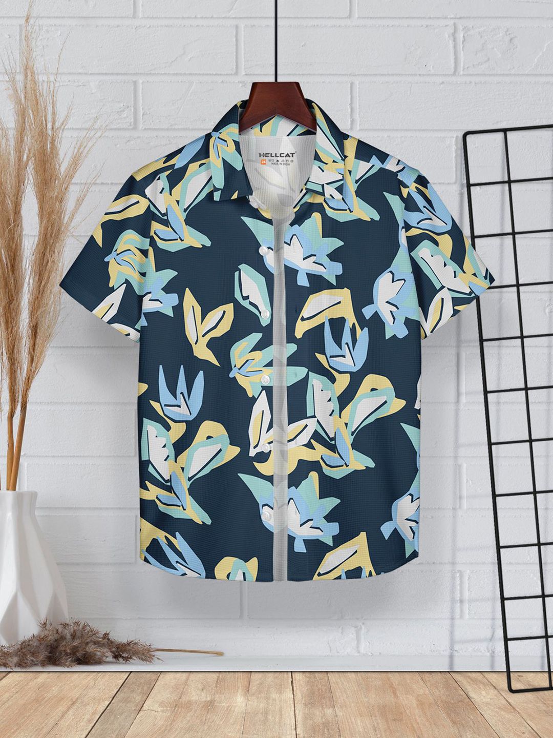 HELLCAT Boys Pack of 2 Cotton Conversational Opaque Printed Casual Shirt