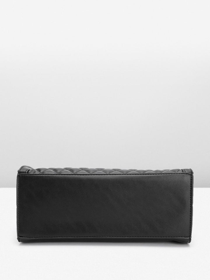 DressBerry Structured Quilted Handheld Bag