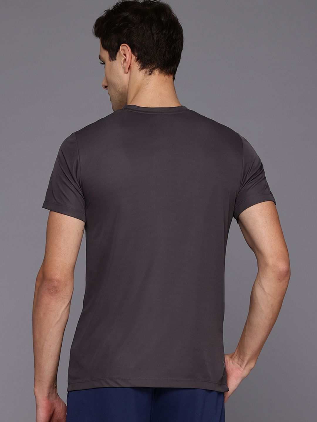 HRX by Hrithik Roshan Rapid-Dry  Brand Logo Print Training T-shirt