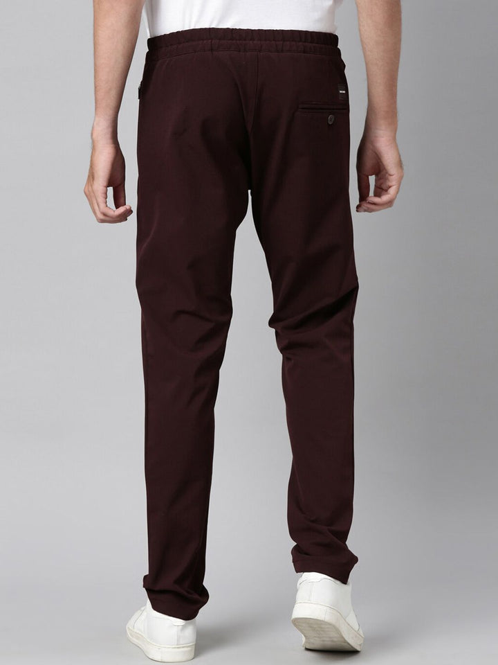 RARE RABBIT Men Move Mid-Rise Slim Fit Trouser