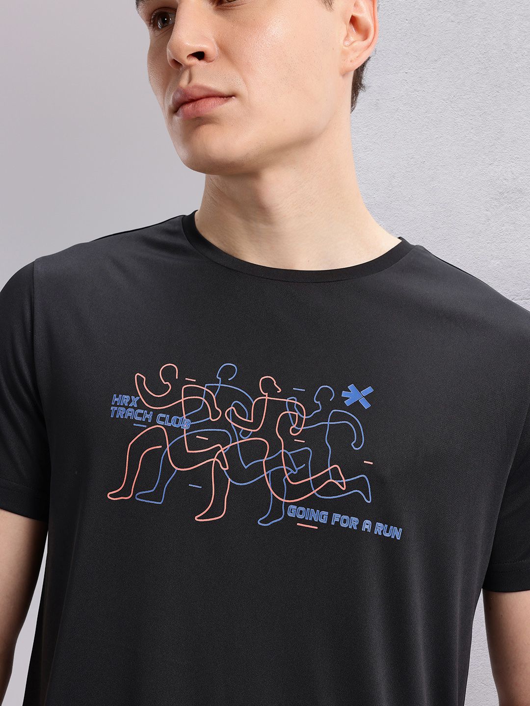 HRX by Hrithik Roshan Printed Rapid-Dry Running T-shirt