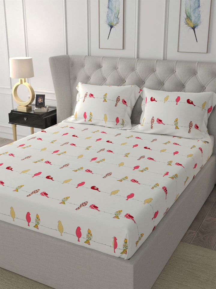 URBAN SPACE King Fitted Bedsheet Set