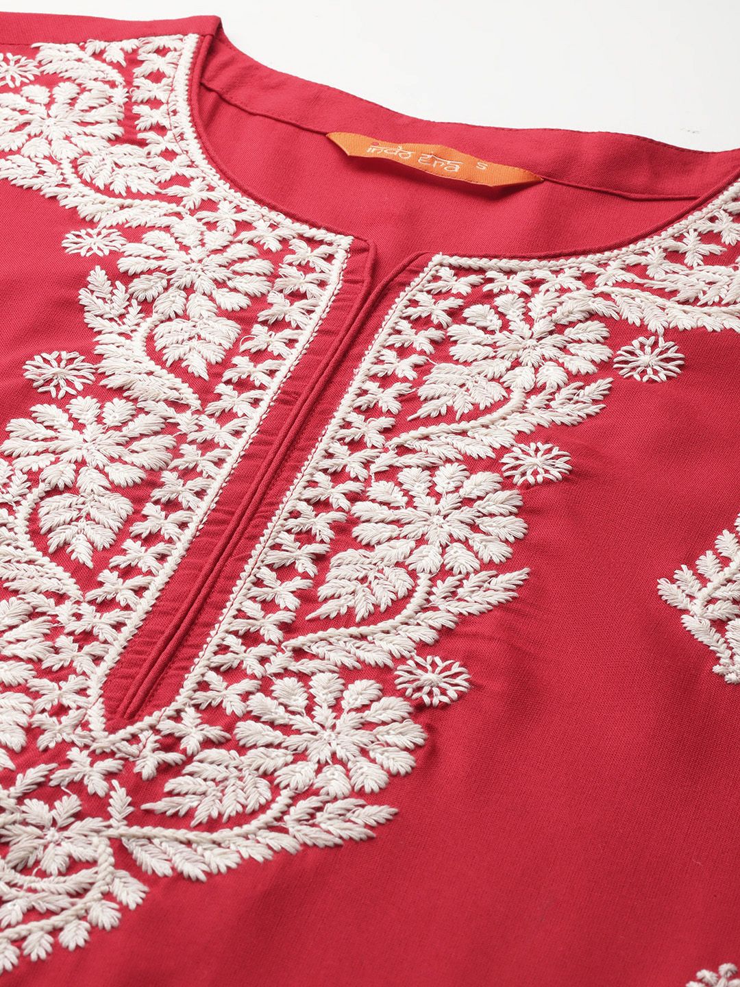 Indo Era Ethnic Motifs Embroidered Thread Work Kurta