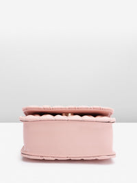 DressBerry Structured Quilted Satchel Bag