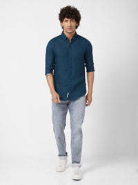SPYKAR Classic Opaque Casual Linen Shirt