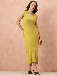 all about you V-Neck Sheath Midi Dress