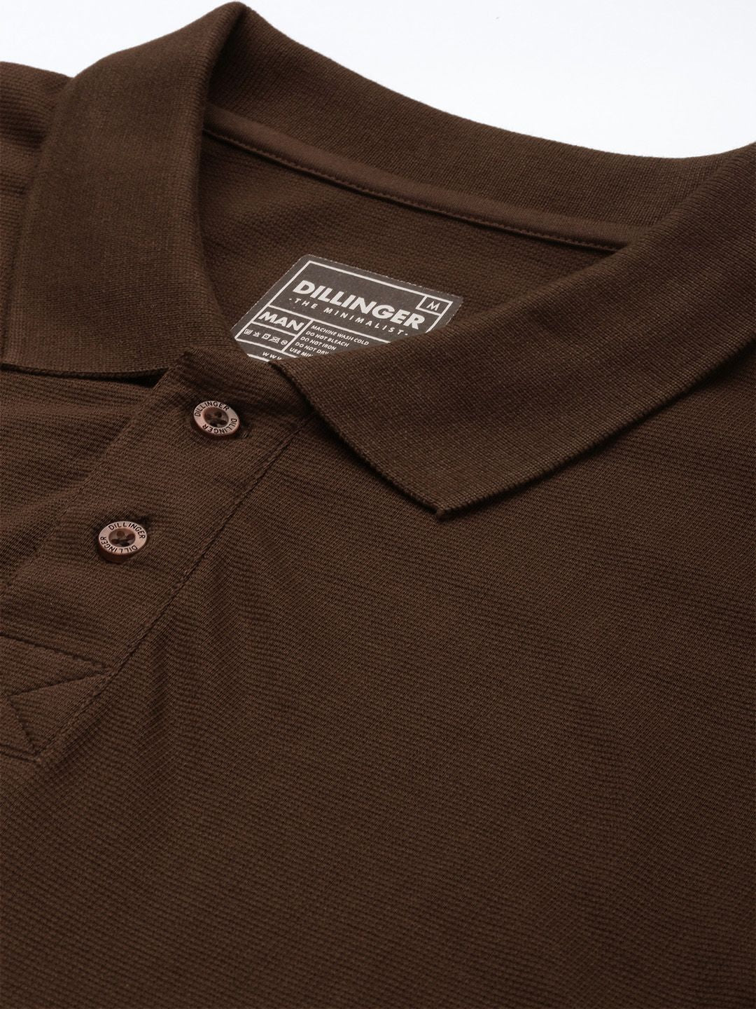 DILLINGER Men Polo Collar Oversized T-shirt
