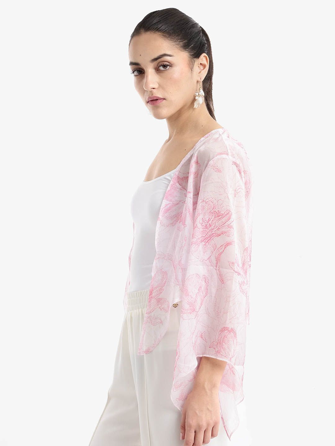 RAREISM Women Printed Shrug
