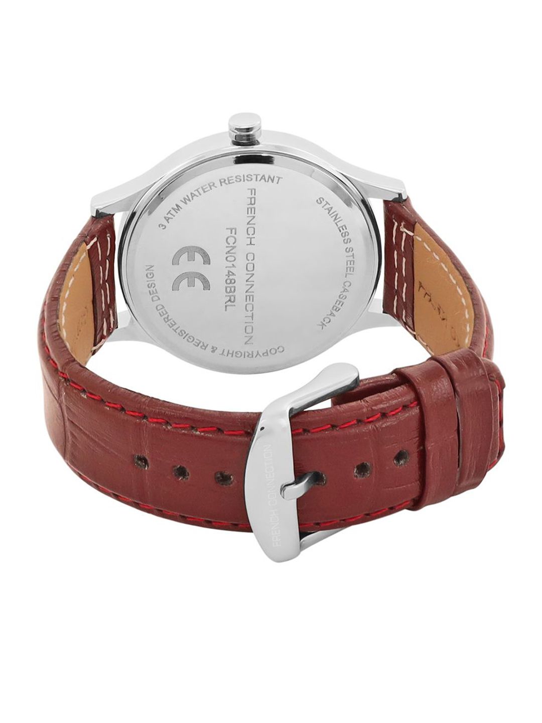 French Connection Men Dial & Around Straps Reset Time Analogue Watch FCN0148BRL