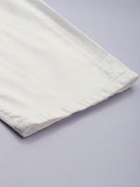 Mr Bowerbird Men White Tapered Fit Low Distress Mid-Rise Stretchable Jeans