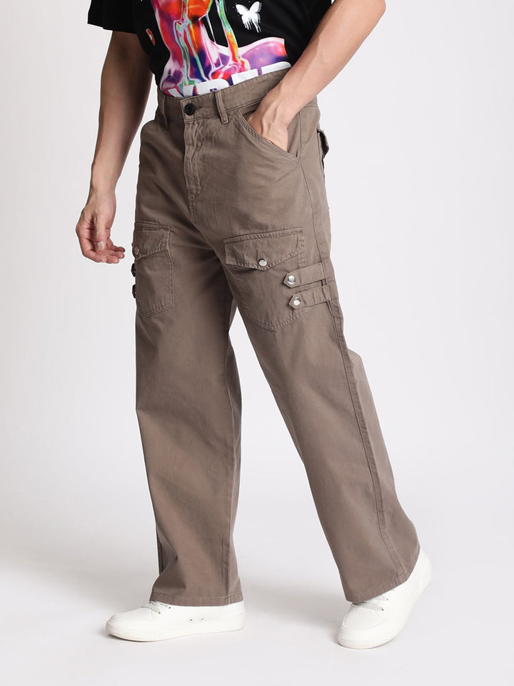 Bene Kleed Men Baggy Fit Cargos Trousers