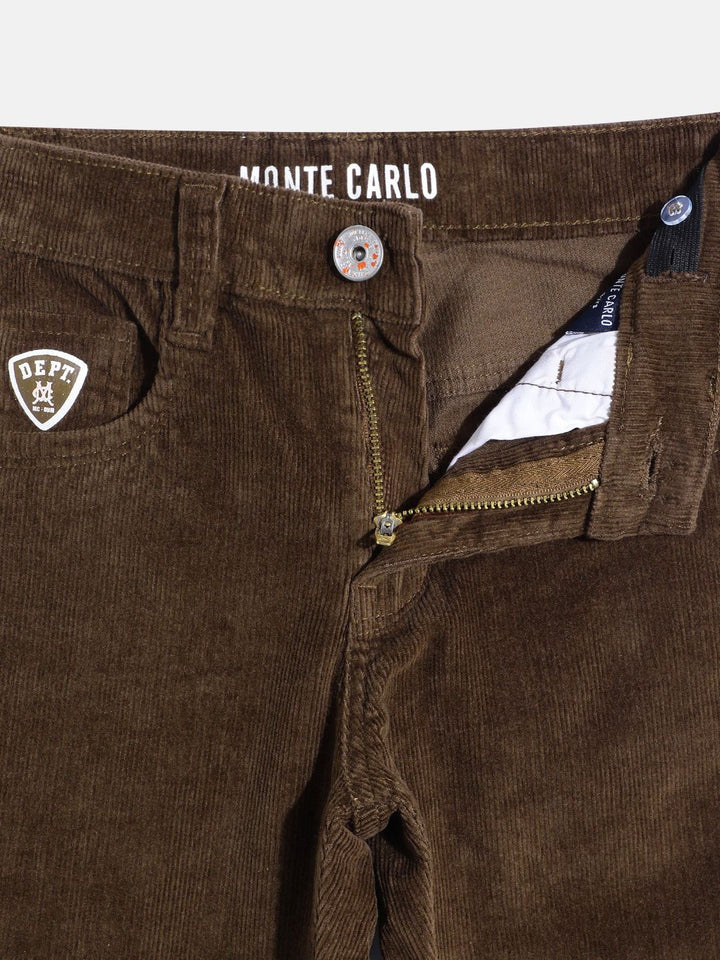 Monte Carlo Boys Slim Fit Corduroy Trousers