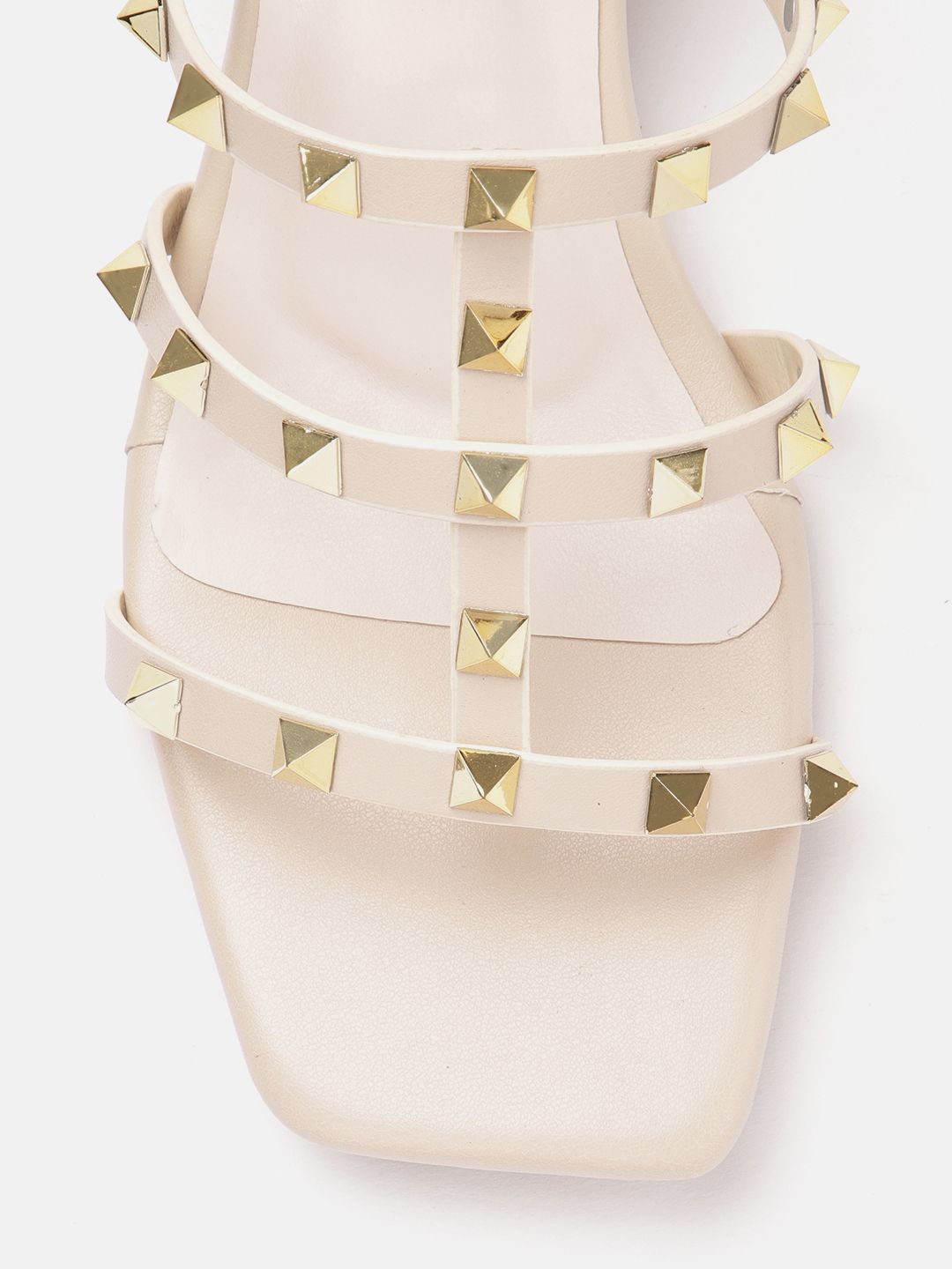 Lino Perros Studded Block Heel