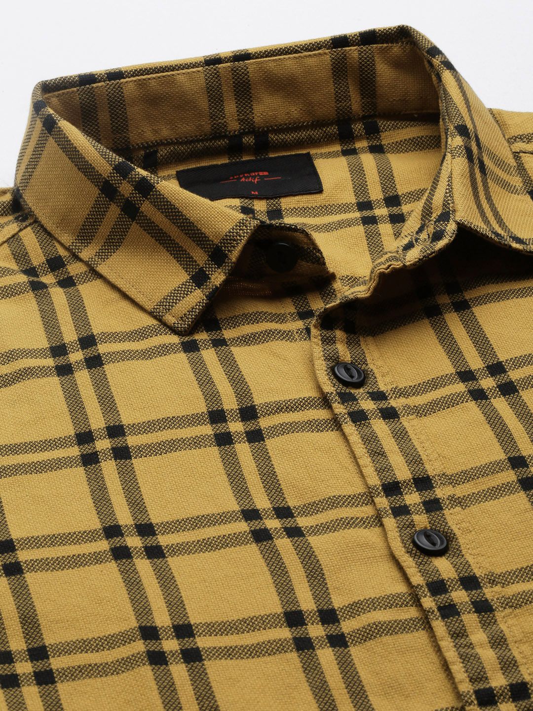 SPYKAR Pure Cotton Slim Fit Checked Casual Shirt