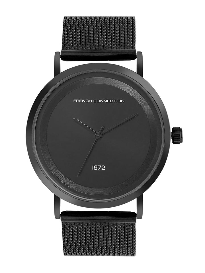 French Connection Men Stainless Steel Bracelet Style Straps Analogue Watch FCN00043G