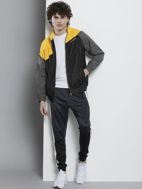 The Indian Garage Co Men Colourblocked Bomber Jacket
