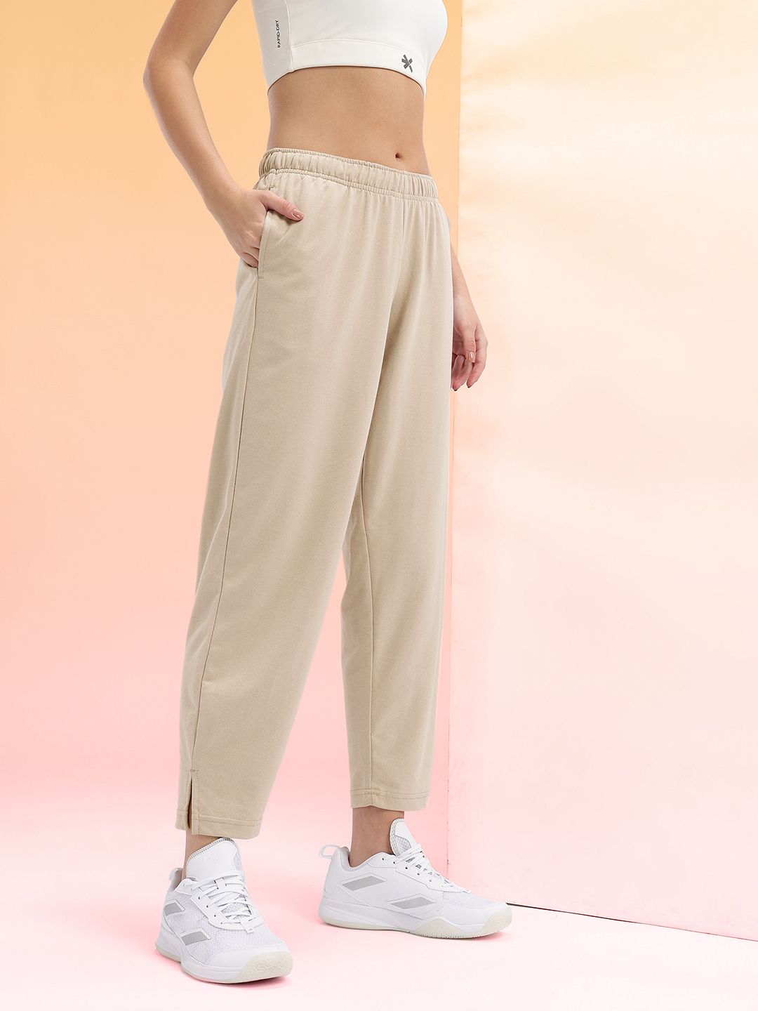 HRX by Hrithik Roshan Women Cropped Training Track Pants