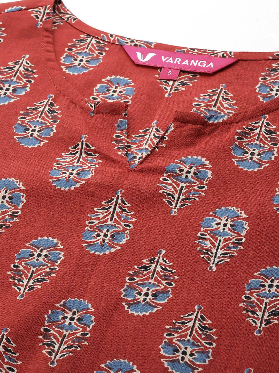 Varanga Women Ethnic Motifs Printed Cotton Kurta