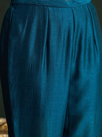 Indo Era Women Ethnic Motifs Embroidered Regular Kurta with Trousers & With Dupatta