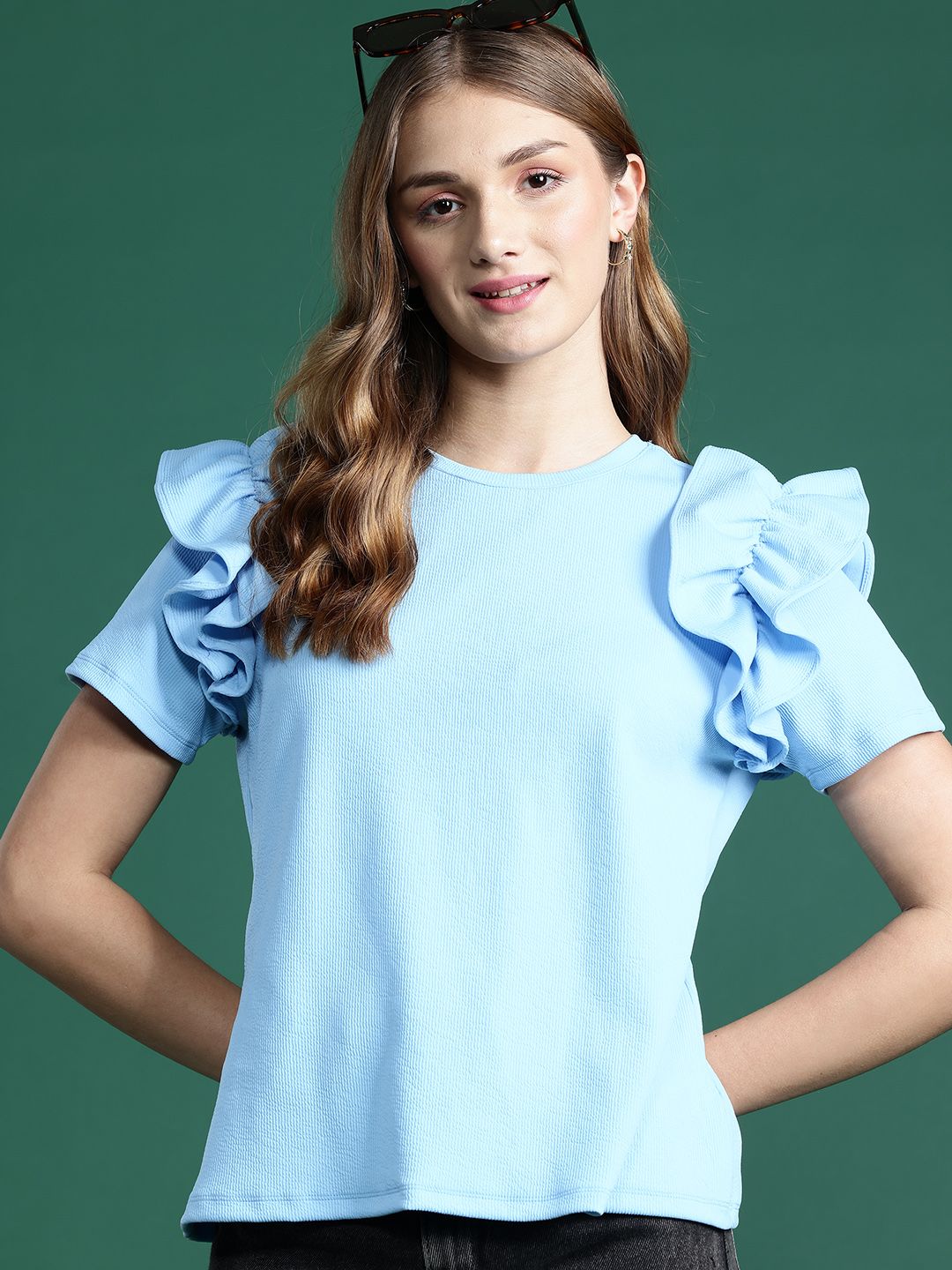 DressBerry Ruffles A-Line Top