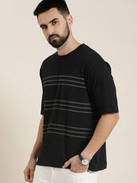 DILLINGER Men Striped Oversized T-shirt