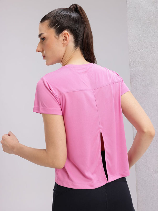 HRX by Hrithik Roshan Slit Hem Rapid-Dry Running T-shirt