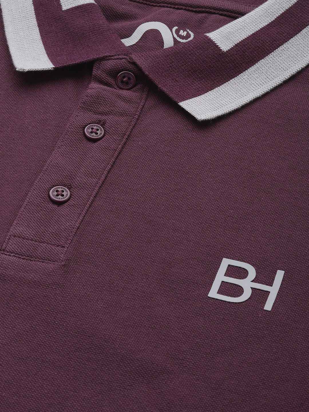 Being Human Polo Collar Pure Cotton T-shirt