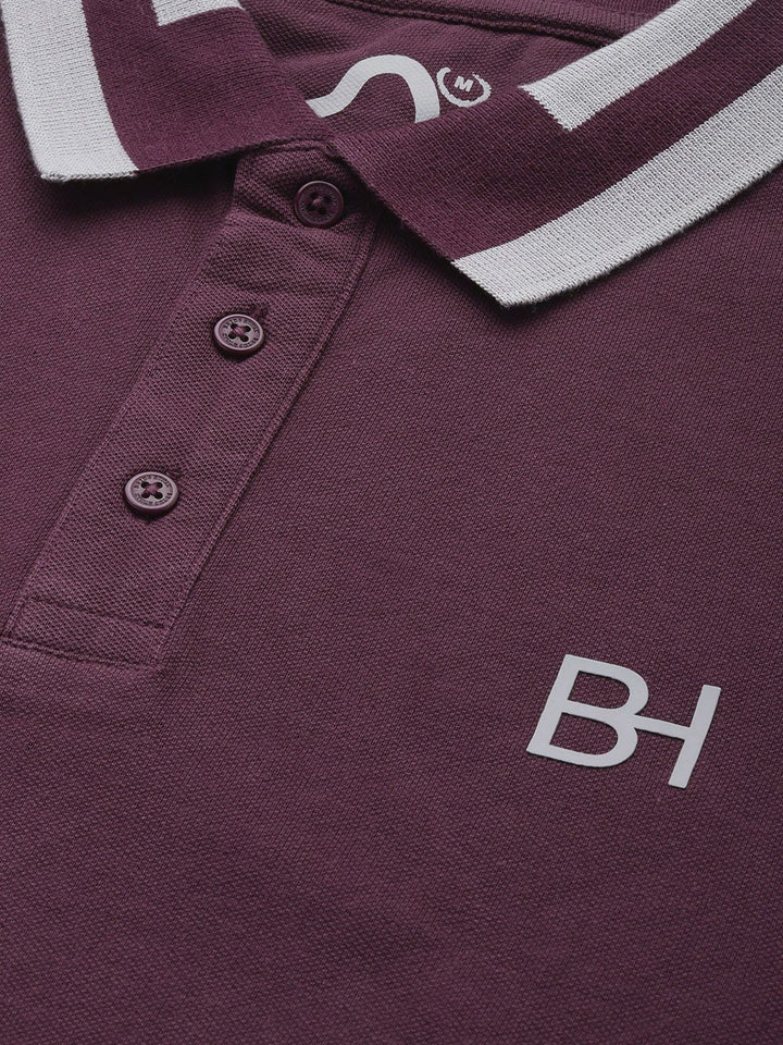 Being Human Polo Collar Pure Cotton T-shirt