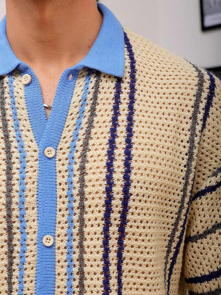 The Indian Garage Co Self Design Spread Collar Relaxed Fit Shirt