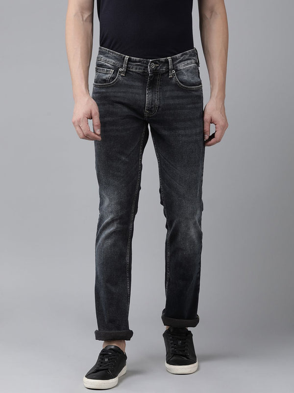SPYKAR Men Rafter Bootcut Heavy Fade Stretchable Jeans