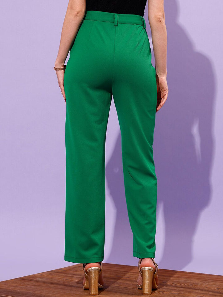 STREET 9 Women Loose Fit High-Rise Trousers