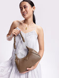 DressBerry Textured Structured Hobo Bag