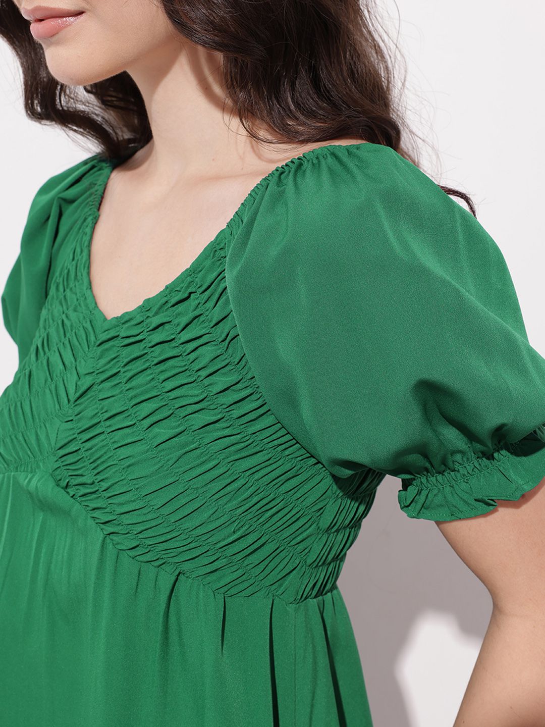 DressBerry Effortless Elegance Smocked Empire Dress