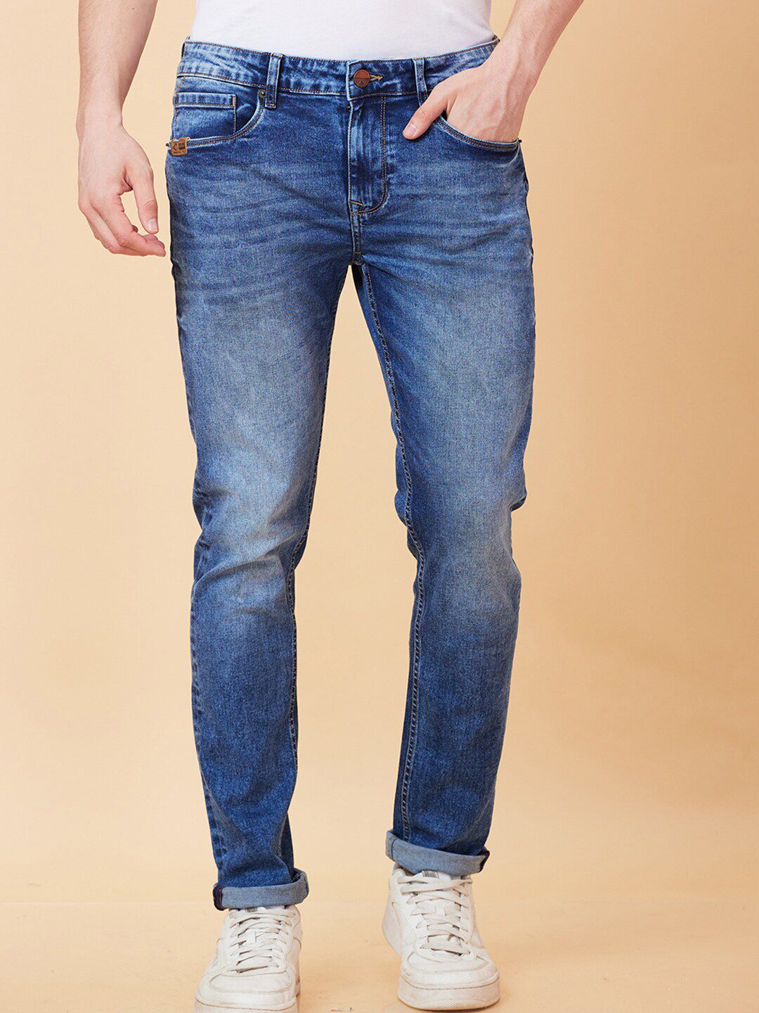 Being Human Men Slim Fit Heavy Fade Jeans