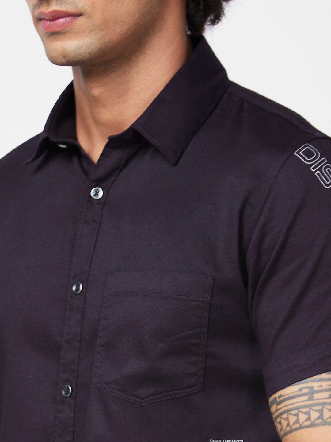 SPYKAR Slim Fit Opaque Cotton Casual Shirt