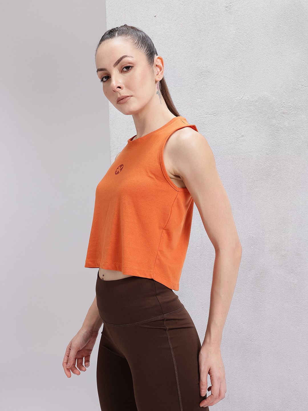 HRX by Hrithik Roshan Women Yoga Crop T-shirt