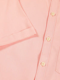 Thomas Scott Men Premium Solid Mandarin Collar Casual Shirt