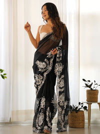 Saree mall Embroidered Organza Sarees