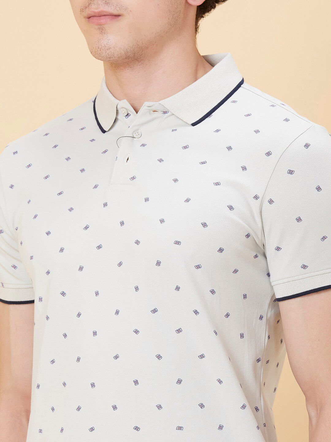 Being Human Conversational Printed Polo Collar Casual T-shirt