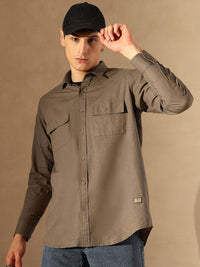 DENNISON Smart Solid Double Pocket Shirt