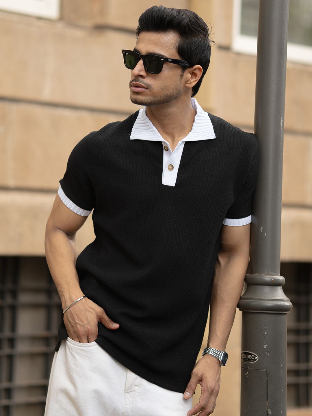 Powerlook Men Polo Collar T-shirt