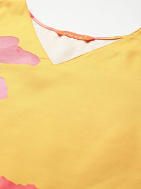 Indo Era Women Floral Printed Regular Kurta with Trousers