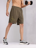HRX by Hrithik Roshan Men Brand Logo Printed Mid-Rise Rapid-Dry Training Shorts