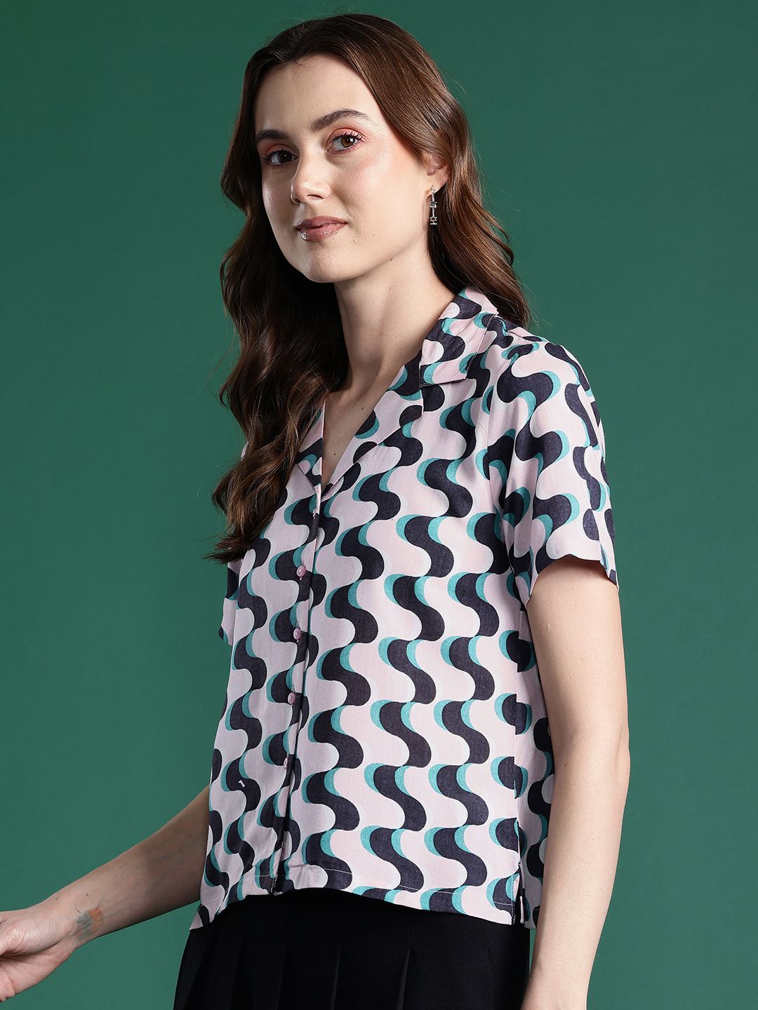 DressBerry Printed Casual Shirt