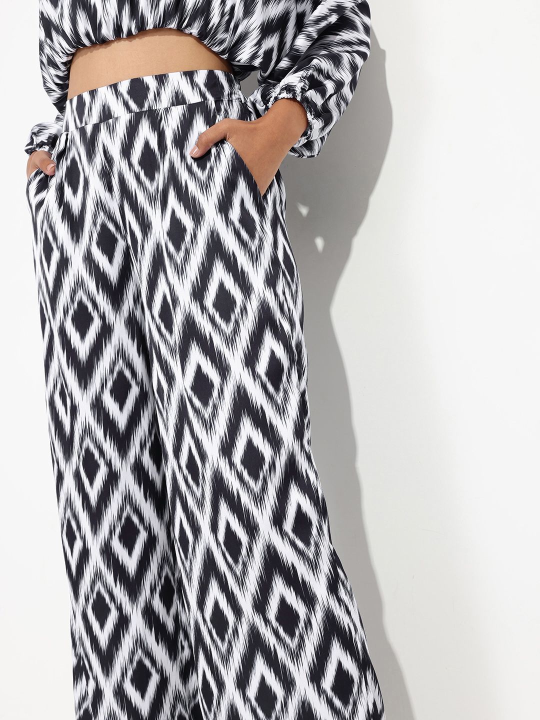 DressBerry Global Nomad Fusion Ikat Flared Trouser
